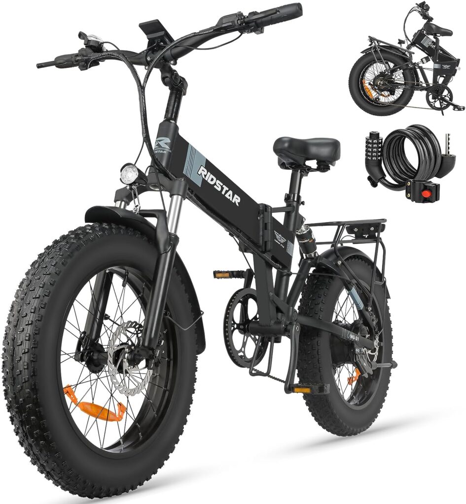 Ridstar H20 1000W Foldable Electric Bike
